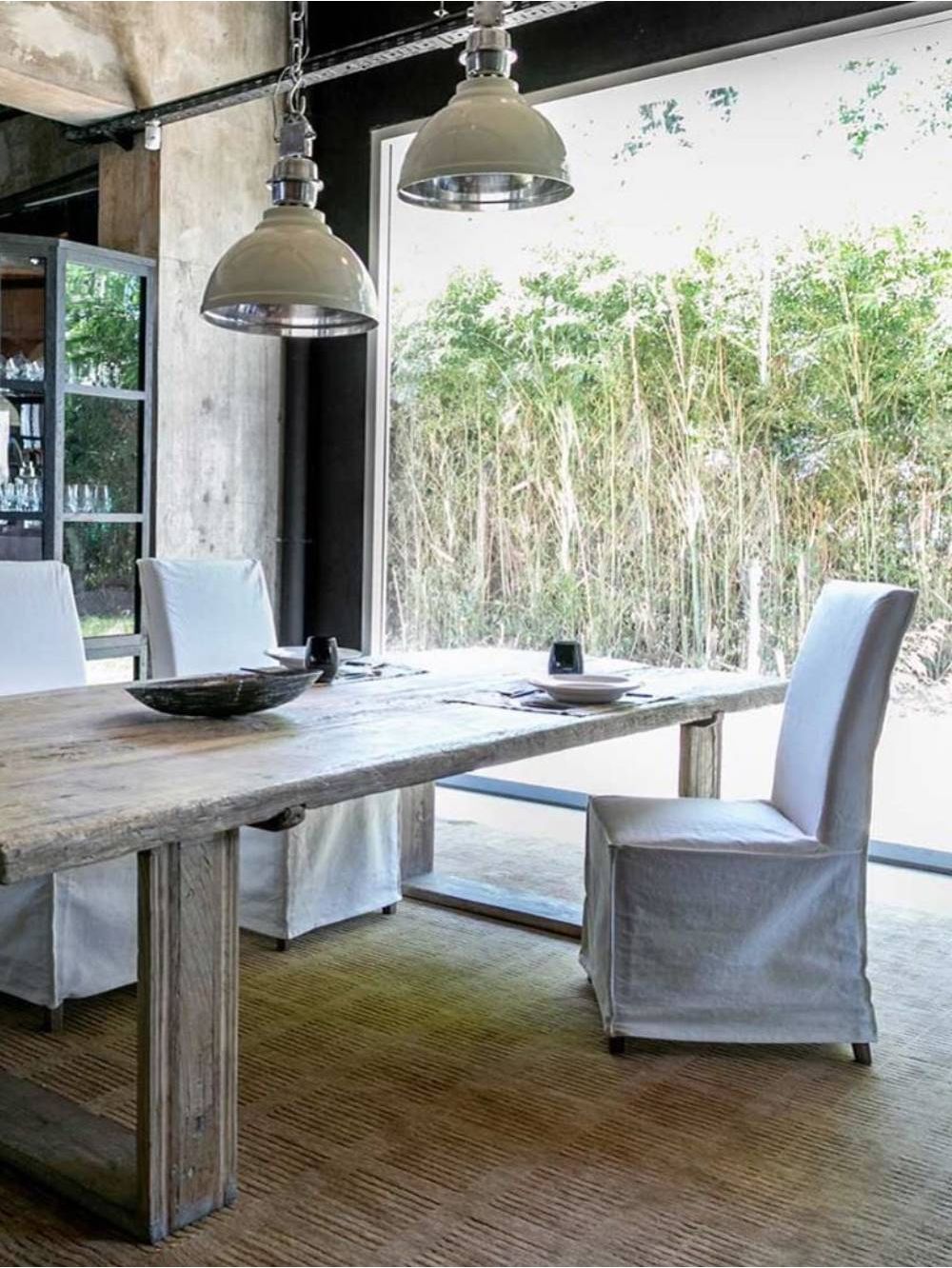 Silla Parsons Lino Blanco - Landmark