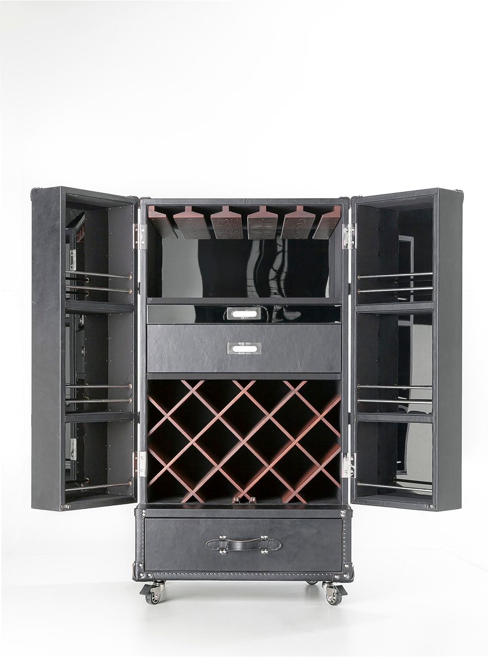 Bar Hudson Cuero Negro - Landmark