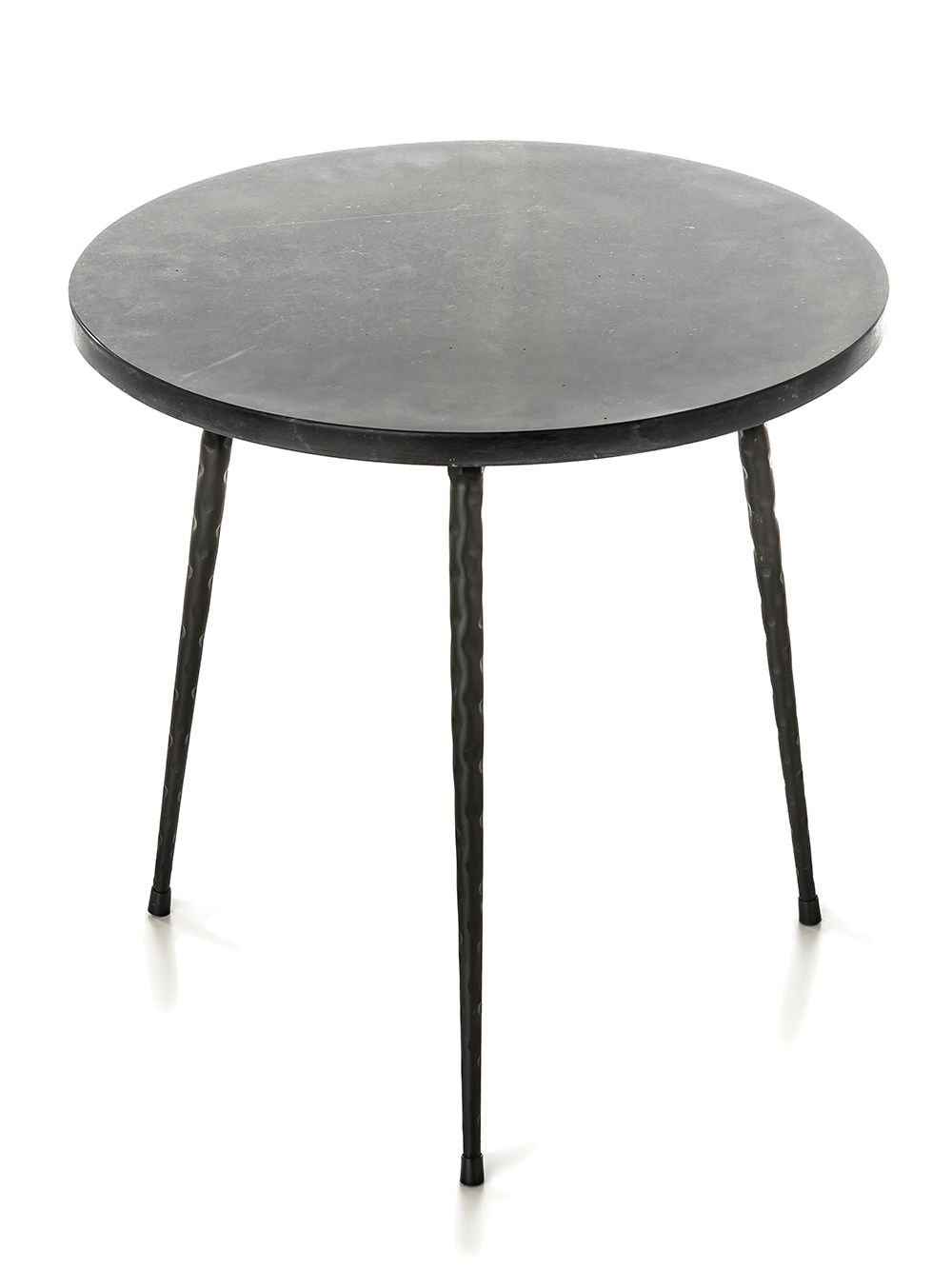 GraceNook Mesa de centro negra brillante, mesa de centro de nube de borde  redondo de 47 pulgadas con 4 patas cortas, mesa auxiliar negra irregular