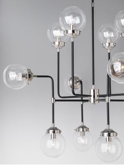 Lampara-colgante-moderna-negra-y-cromo-CONALY-CRISTAL-TRANSPARENTE-L12-Landmark-01