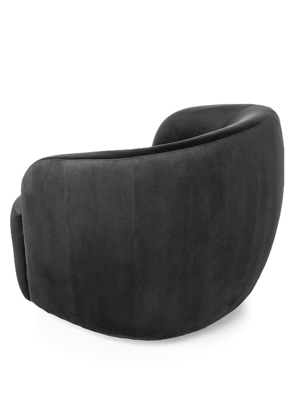 SILLON-INDIVIDUAL-GIRATORIO-ONDE-EN-TERCIOPELO-NEGRO---CUERO-VINTAGE-INTERNACIONAL-LANDMARK-03