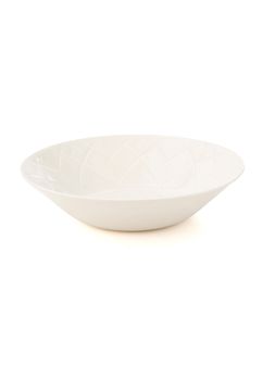 Ensaladera-de-porcelana-blanca-labrado-ENSALADERA-CHRISTINA-24-CM-Tiendas-Landmark-0